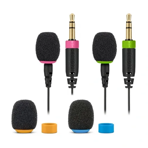 RODE COLORS 2 Wireless GO ve Lavalier mikrofonlar için renkli tagler