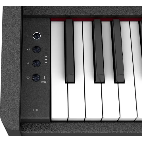 ROLAND F107-BKX Modern Dizayn Dijital Piyano - Siyah Renk