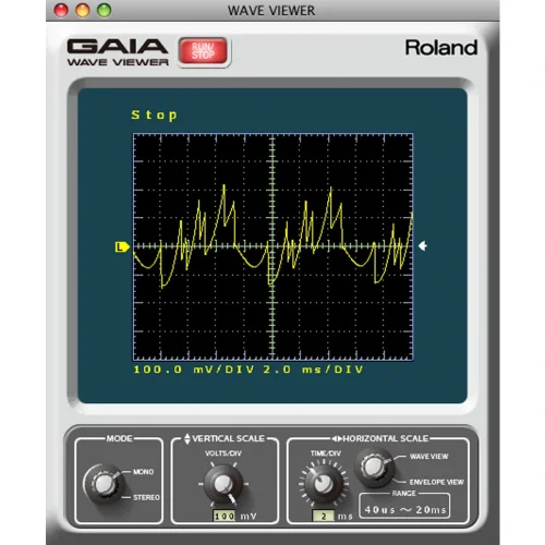 ROLAND SD-SH01 GAIA SOUND DESIGNER Synthesizer Yazılımı (CD)