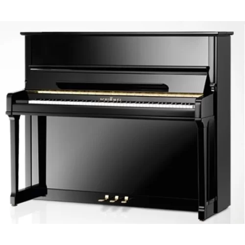 SCHIMMEL K 125 Tradition Parlak Siyah Duvar Piyanosu
