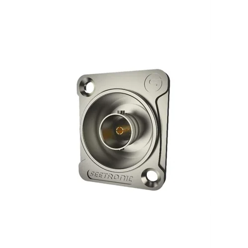 SEETRONIC SBB75DFGX 75Ω UHD BNC Soket (Panel Montajlı, Grounded, D-Size)