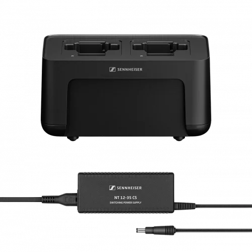 Sennheiser CHG 70N-C + PSU KIT Ağ Şebekeli Çift Yuvalı Şarj İstasyonu for EW-DX SKM, SK or BA 70