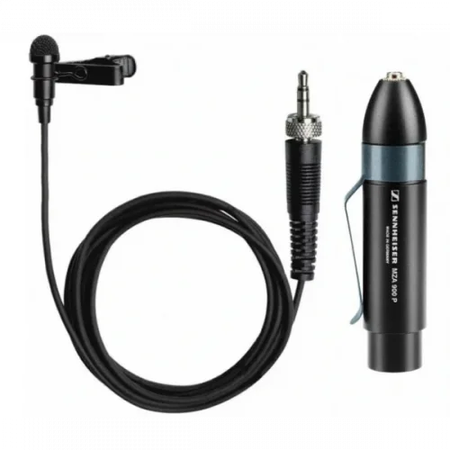 Sennheiser Kablolu Yaka Mikrofonu, XLR bağlantılı ME 4 + MZA 900P