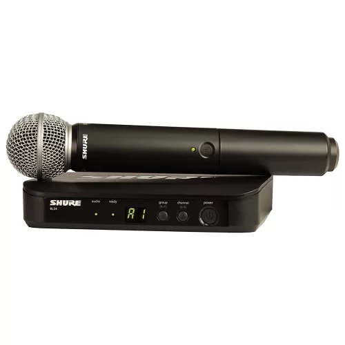 SHURE BLX24E/SM58 Tek El Kablosuz Mikrofon Seti