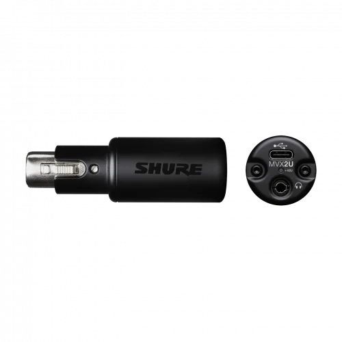 Shure MVX2U – XLR/USB-C Dijital Ses Arayüzü: Mikrofonunuzu USB ile Bilgisayara Bağlayın