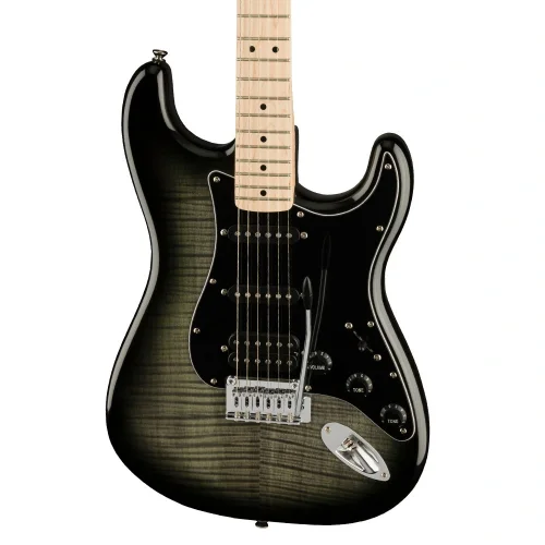 Squier Affinity FMT HSS Akçaağaç Klavye Black Burst Elektro Gitar