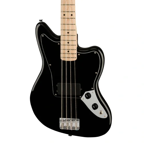Squier Affinity Jaguar Bass H Akçaağaç Klavye Black Bas Gitar