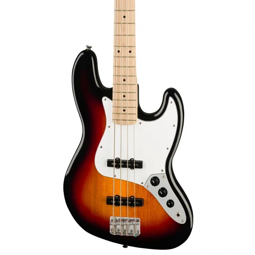 Squier Affinity Jazz Bass Akçaağaç Klavye 3 Tone Sunburst Bas Gitar