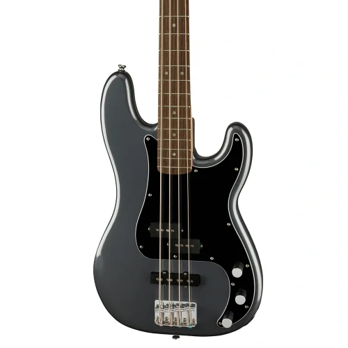 Squier Affinity Precision Bass PJ Laurel Klavye Charcoal Frost Metallic Bas Gitar