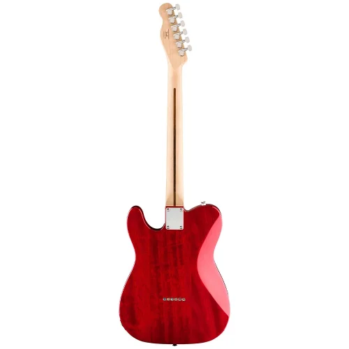 Squier Affinity Telecaster FMT SH Laurel Klavye WPG Crimson Red Transparent Elektro Gitar
