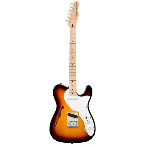 Squier Affinity Telecaster Thinline Akçaağaç Klavye WPG 3 Ton Sunburst Elektro Gitar
