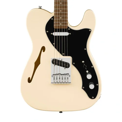 Squier Affinity Telecaster Thinline Laurel Klavye BPG Olympic White Elektro Gitar