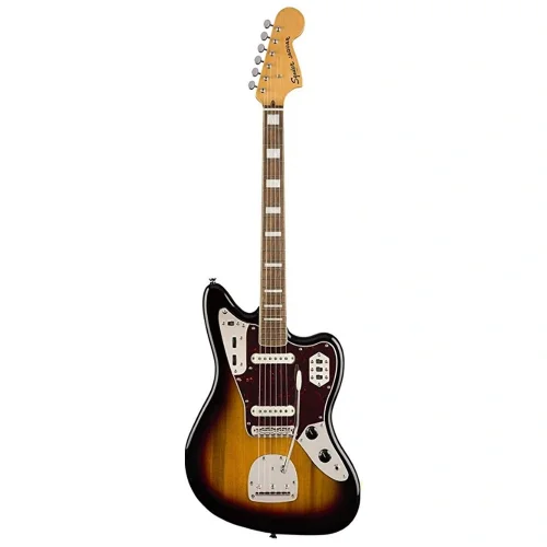 Squier Classic Vibe 70s Jaguar Laurel Klavye 3-Color Sunburst Elektro Gitar