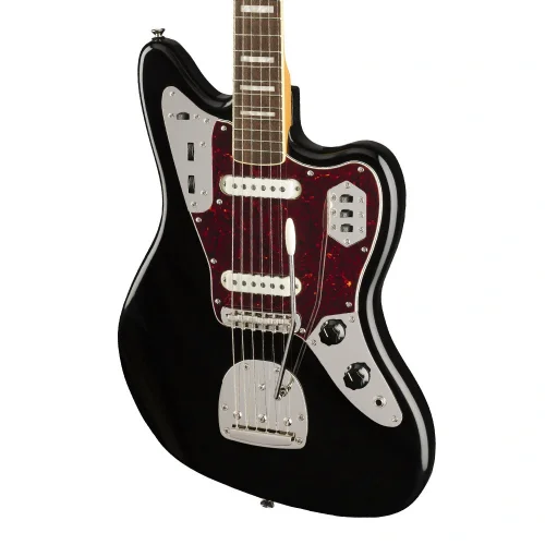Squier Classic Vibe 70s Jaguar Laurel Klavye Siyah Elektro Gitar