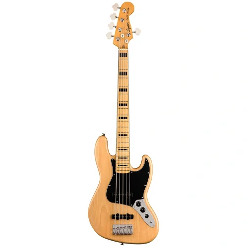 Squier Classic Vibe 70s Jazz Bass V Akcaagac Klavye Natural Bas Gitar