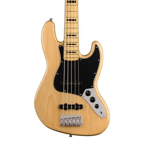 Squier Classic Vibe 70s Jazz Bass V Akcaagac Klavye Natural Bas Gitar
