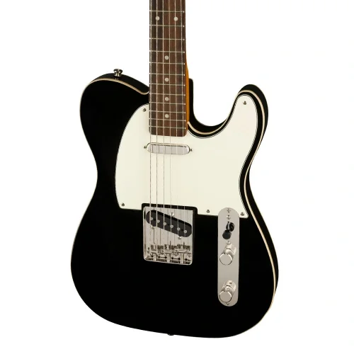 Squier Classic Vibe Baritone Custom Telecaster Laurel Klavye Black Elektro Gitar