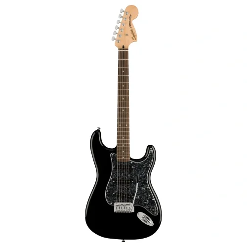 Squier FSR Affinity Stratocaster Laurel Klavye Black Pearl PG Black Elektro Gitar
