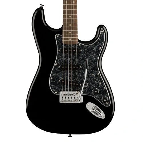 Squier FSR Affinity Stratocaster Laurel Klavye Black Pearl PG Black Elektro Gitar