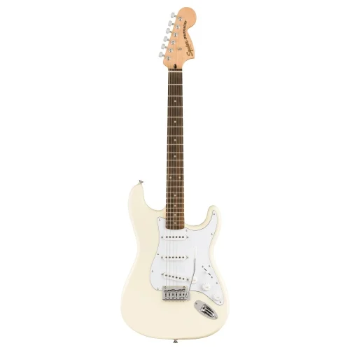 Squier FSR Affinity Stratocaster Laurel Klavye WPG Olympic White Elektro Gitar