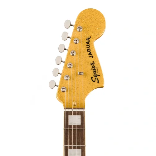 Squier FSR Classic Vibe 70s Jaguar Laurel Klavye Gold Sparkle Elektro Gitar