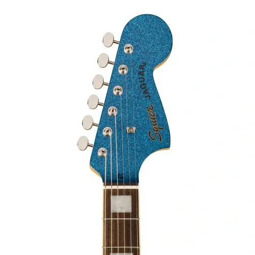 Squier FSR Classic Vibe 70s Jaguar Laurel Klavye TSPG Blue Sparkle Elektro Gitar