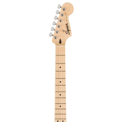 Squier FSR Sonic Stratocaster HT Elektro Gitar, Shell Pink, Akçaağaç Klavye WPG