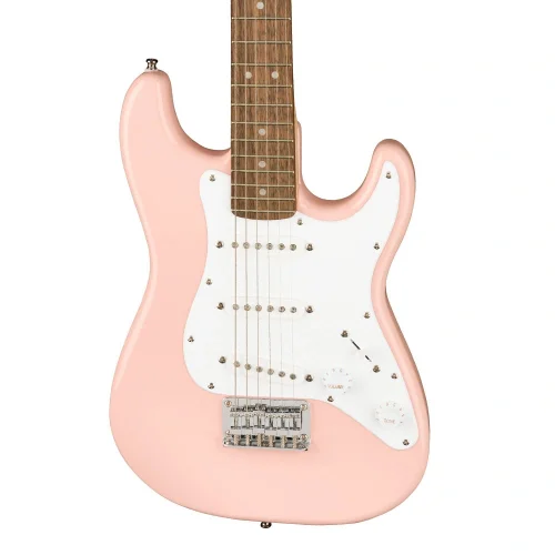 Squier Mini Strat Laurel Klavye Shell Pink Elektro Gitar