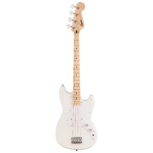 Squier Sonic Bronco Bass Akçaağaç Klavye Arctic White Bas Gitar
