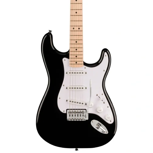 Squier Sonic Stratocaster Akçaağaç Klavye Sİyah Elektro Gitar