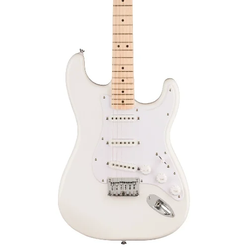 Squier Sonic Stratocaster Hard Tail Akçaağaç Klavye Arctic White Elektro Gitar