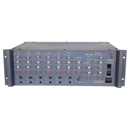 Startech COOPER REV 400 6 Kanal Minare Amfisi 500W, Reverb+Delay
