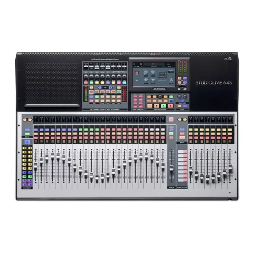 PreSonus StudioLive 64S 32 preamp, yeni nesil dijital mixer (32 Fader / 76 Miks Kanal)
