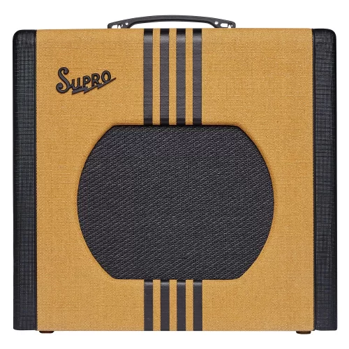 Supro 1822RTB Delta King 12 - 15 Watt 1x12 Reverb Tweed & Black Elektro Gitar Amfisi