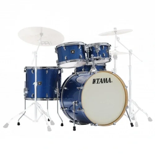 TAMA CK52KRS-ISP - Superstar Classic Maple Indigo Sparkle 5 Parça (22B/10T/12T/16F/14S) Akustik Davul Seti