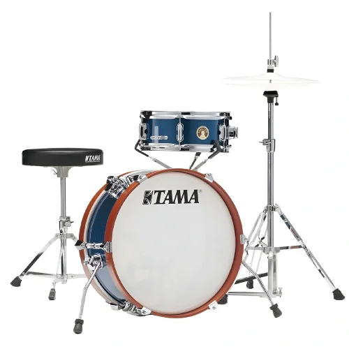 TAMA LJK28H4-ISP Club-JAM Mini Indigo Sparkle 2 Parça (18B/12T) Aksamlı Akustik Davul Seti