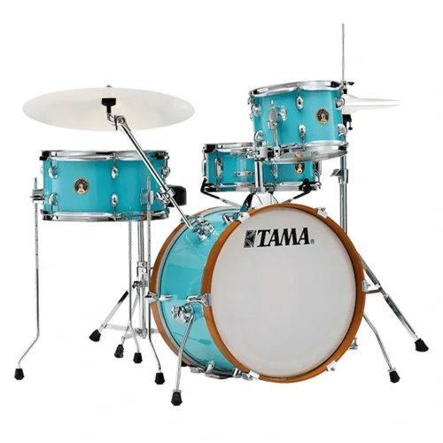 TAMA LJK48H4-AQB Club-Jam Aqua Blue 4 Parça (18B/10T/14F/13S) Aksamlı Akustik Davul Seti