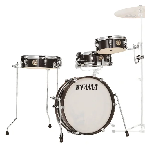 TAMA LJK48P-HBK Club-JAM Pancake Hairline Black 4 Parça (18B/10T/13F/12S) Akustik Davul Seti
