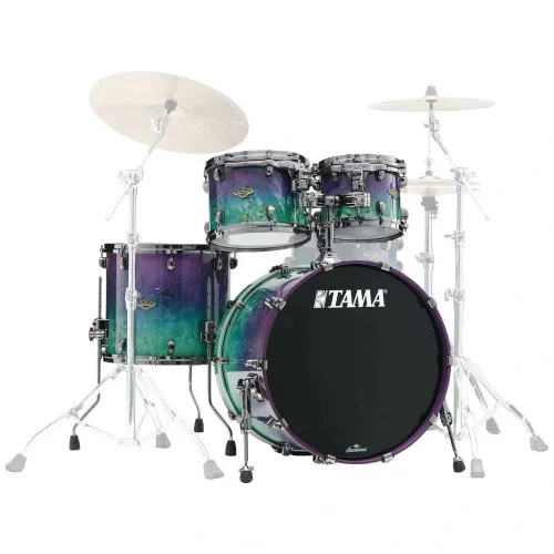 TAMA WBS42BNMS-NMF Limited Starclassic Walnut/Birch 4 Parça (22B/10T/12T/16F) Akustik Davul Seti