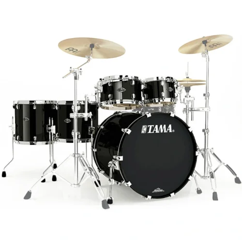 TAMA WBS52RZS-PBK Starclassic Walnut/Birch Piano Black 5 Parça (22B/10T/12T/14F/16F) Akustik Davul Seti
