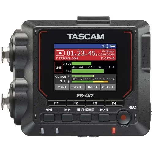 Tascam FR-AV2 2-Kanal 32-Bit Float Portatif Alan Ses kayıt Cihazı  & Timecode Generator