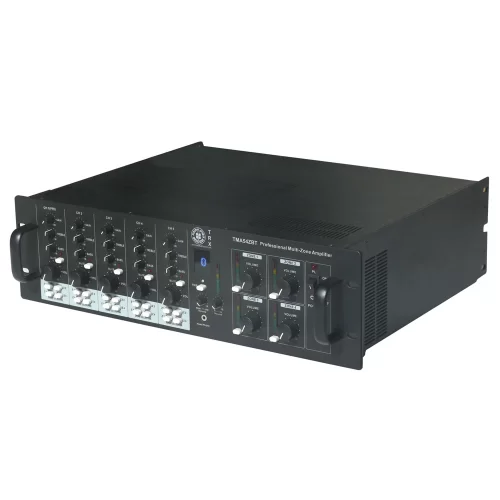 TOPP PRO TMA 54ZBT Matrix Multiroom 4x120W/100V Mixer-Amplifier | Bluetooth | tel | paging | monitor | phone