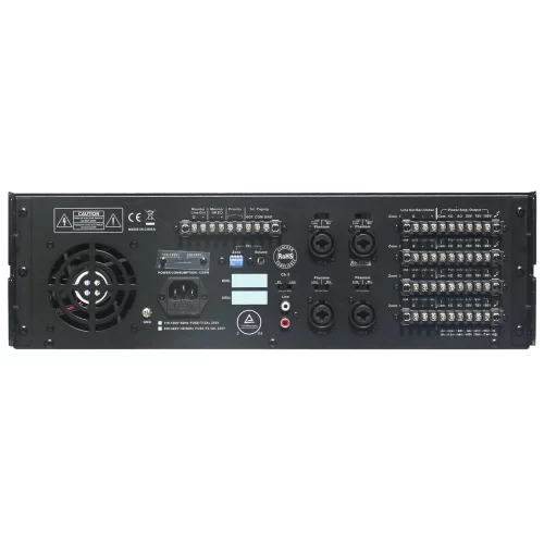 TOPP PRO TMA 54ZBT Matrix Multiroom 4x120W/100V Mixer-Amplifier | Bluetooth | tel | paging | monitor | phone