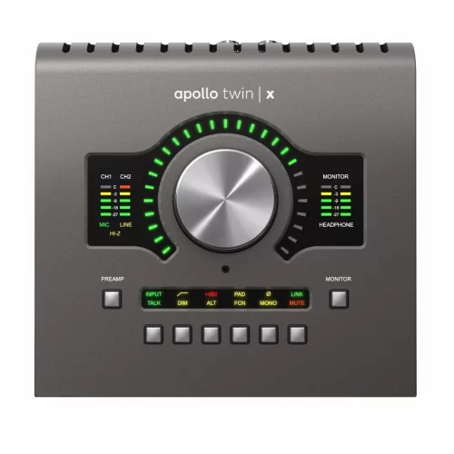 Universal Audio Apollo Twin X USB - Duo Heritage Edition Duo Core DSP işlemcili, 2 x 6, 2 mikrofon preamp USB 3 ses kartı - Zengin Plug-IN paketi ile birlikte (2 DSP) (PC)