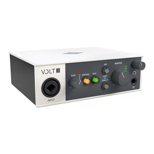 Universal Audio Volt 1 Yeni nesil 24-bit / 192 kHz, 1-Giriş / 2-Çıkış, 610 MicPre Modellemeli, USB-C Ses Kartı