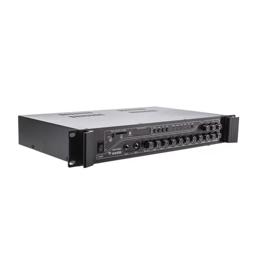 WESTA WM-2080U 200W/100V Mixer-Ampli 3-zone Usb/Sd/BT Player