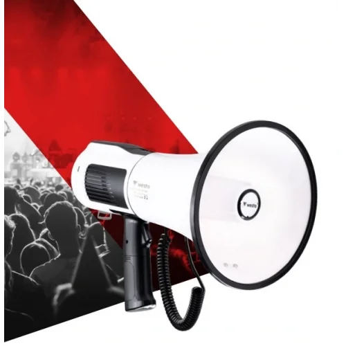 WESTA WM-90-PU Type-C ile Şarj Edilebilir Lityum Bataryalı Megafon 80W