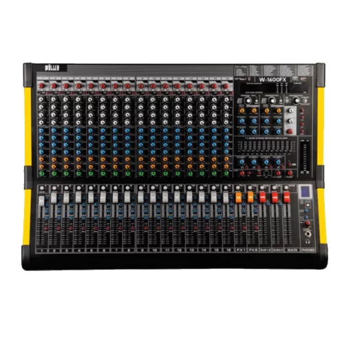 Wöller W-1600FX 16 Kanal Mixer | Bluetooth | 4+2 aux | Çift Efekt