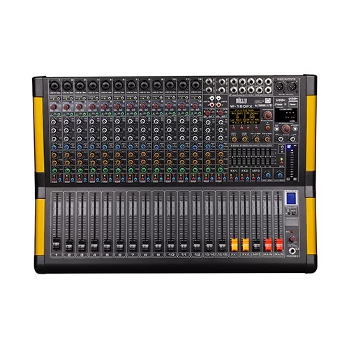 Wöller W-1600FX 16 Kanal Mixer | Bluetooth | 4+2 aux | Çift Efekt