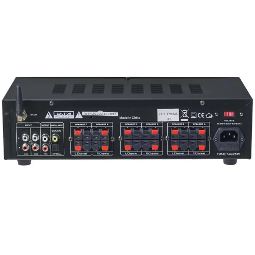 Wöller W-6420 Mixer-Ampli 6x100W/4-16 ohm EMC/USB/BT